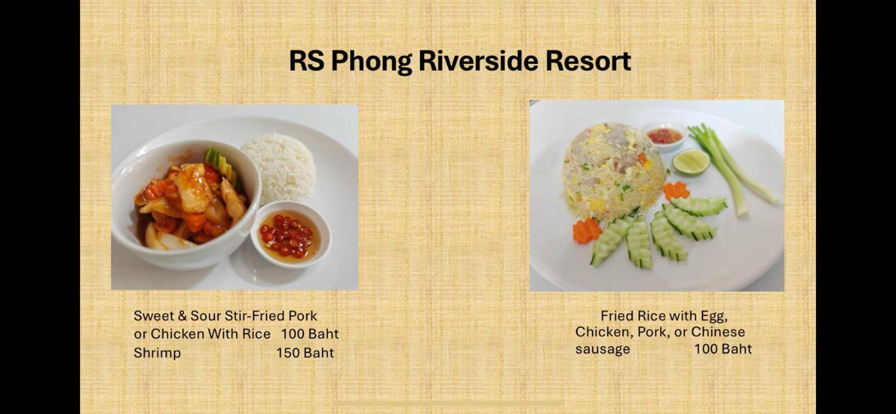 Rs Phong Riverside Resort Khon Kaen Exterior foto
