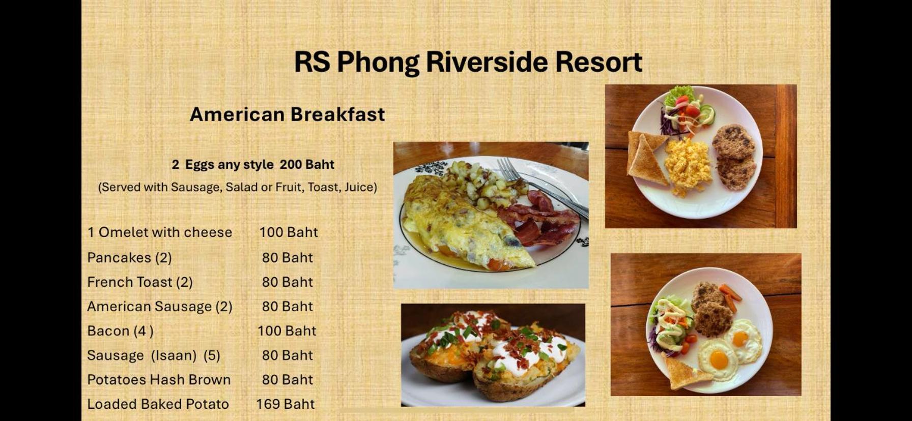 Rs Phong Riverside Resort Khon Kaen Exterior foto